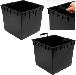 Prosperplast Kunststof Rato Rotan Bloempot/plantenpot Met Binnenpot Antraciet 40 Cm - Bloempotten Voor Binnen En Buiten -Tuinverzorgings Winkel 1200x1185 5