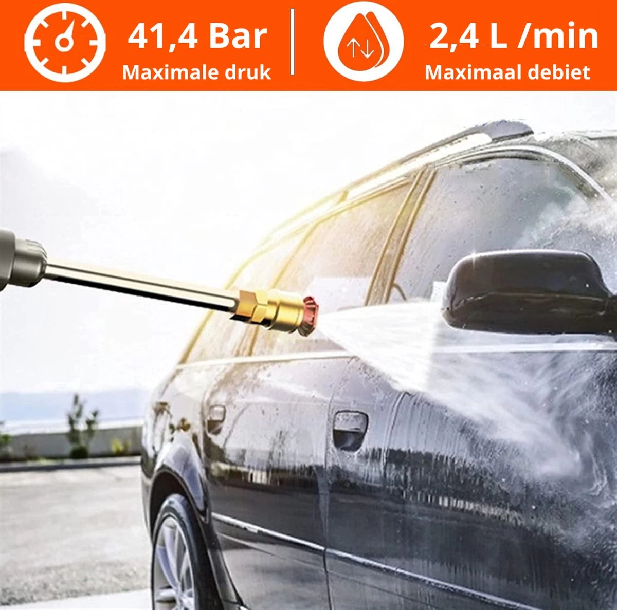 Hogedrukreiniger - Draagbaar - Auto Wasmachine - Hogedrukreiniger 7 Hogedrukreiniger - Draagbaar - Auto Wasmachine - Hogedrukreiniger - Afbeelding 5