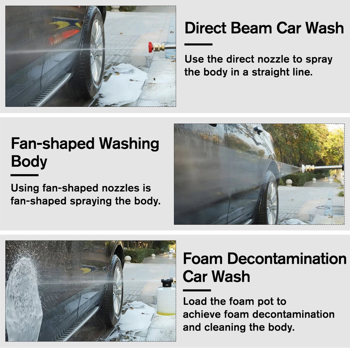 Merkloos Drillpro Elektrische Accu - Hogedrukreiniger - 30Bar - Multifunctioneel Mondstuk - Draagbaar Oplaadbaar Snoerloos - Zwart 10 Merkloos Drillpro Elektrische Accu - Hogedrukreiniger - 30Bar - Multifunctioneel Mondstuk - Draagbaar Oplaadbaar Snoerloos - Zwart - Afbeelding 8