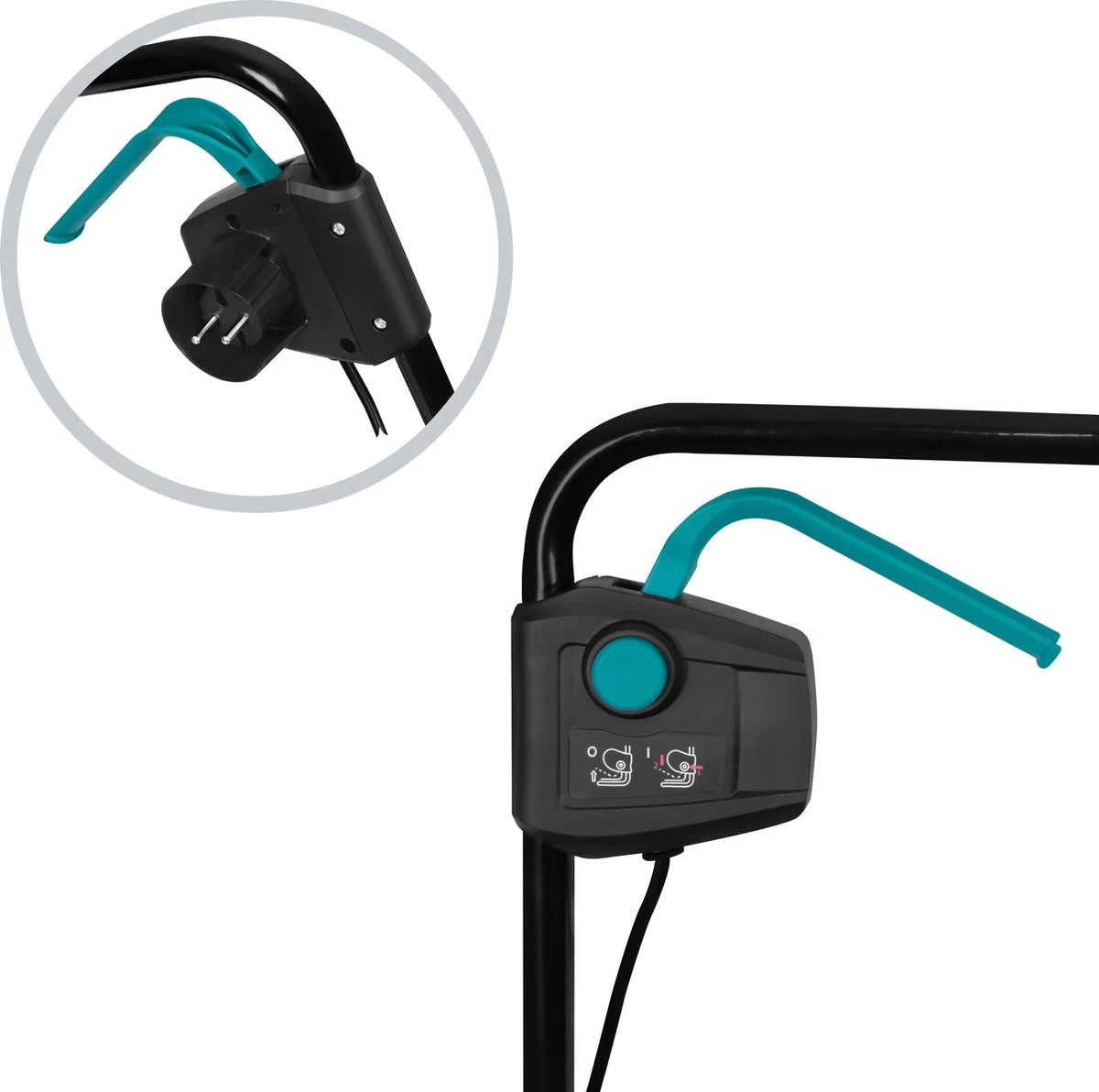 VONROC Elektrische Verticuteermachine - Gazonbeluchter – 1300W – Maaibreedte 320 Mm – 4 Dieptestanden (12/9/6/3 Mm) – Incl. 35L. Opvangbak 9 VONROC Elektrische Verticuteermachine - Gazonbeluchter – 1300W – Maaibreedte 320 Mm – 4 Dieptestanden (12/9/6/3 Mm) – Incl. 35L. Opvangbak - Afbeelding 7