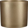 Mica Decorations Era Bloempot - H21,5 X Ø23 Cm - Reliëf - Goud