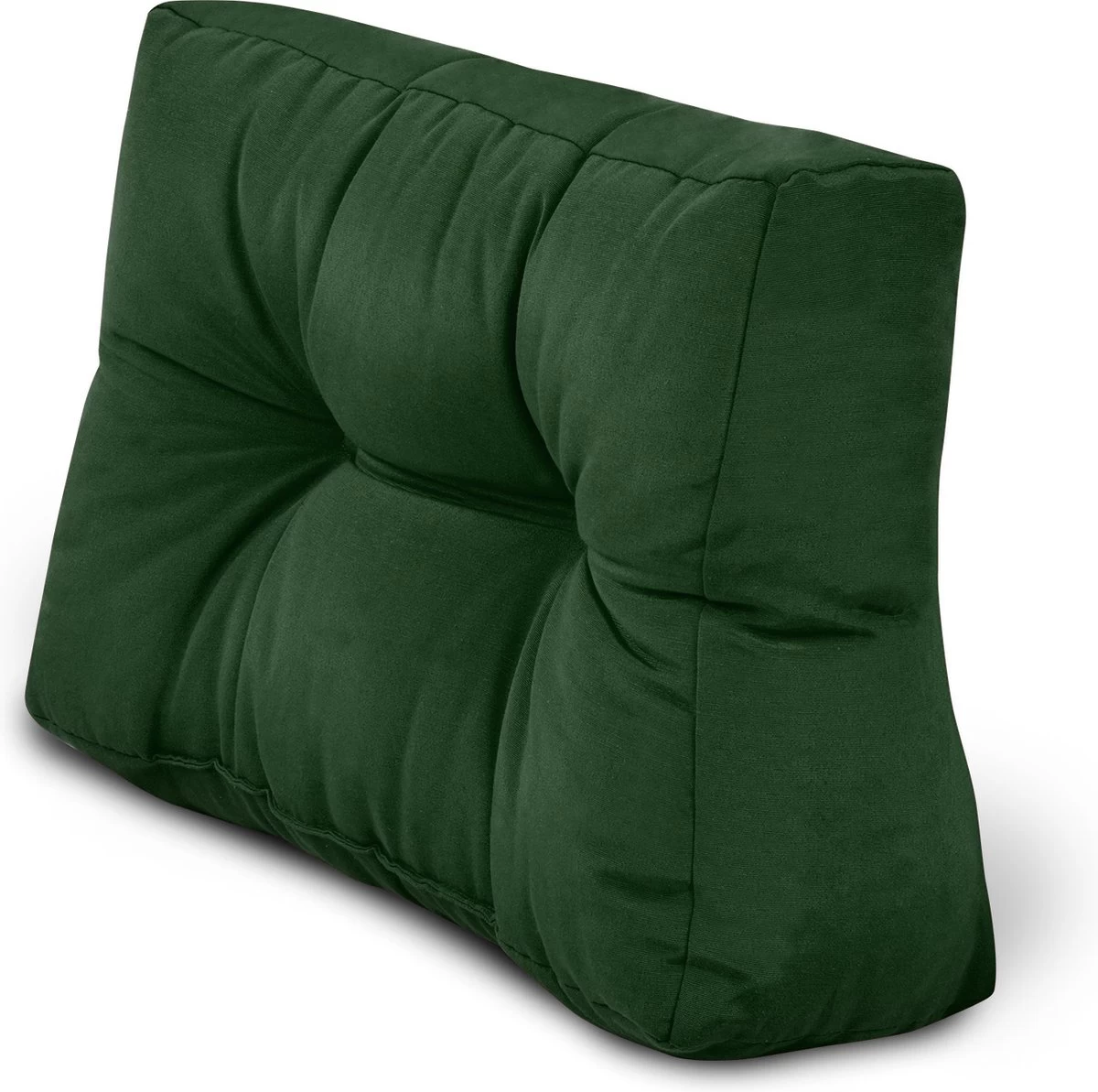 Beautissu Style – Palletkussen Set – 1x Zitkussen 120x80 Cm & 1x Rugkussen 120x40 Cm – Donker Groen 4 Beautissu Style – Palletkussen Set – 1x Zitkussen 120x80 Cm & 1x Rugkussen 120x40 Cm – Donker Groen - Afbeelding 2