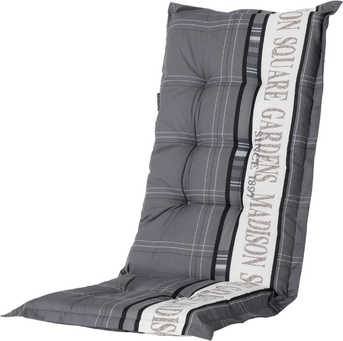 Madison Tuinkussen Hoog Madison Garden 123x50 Cm - Grijs 3 Madison Tuinkussen Hoog Madison Garden 123x50 Cm - Grijs