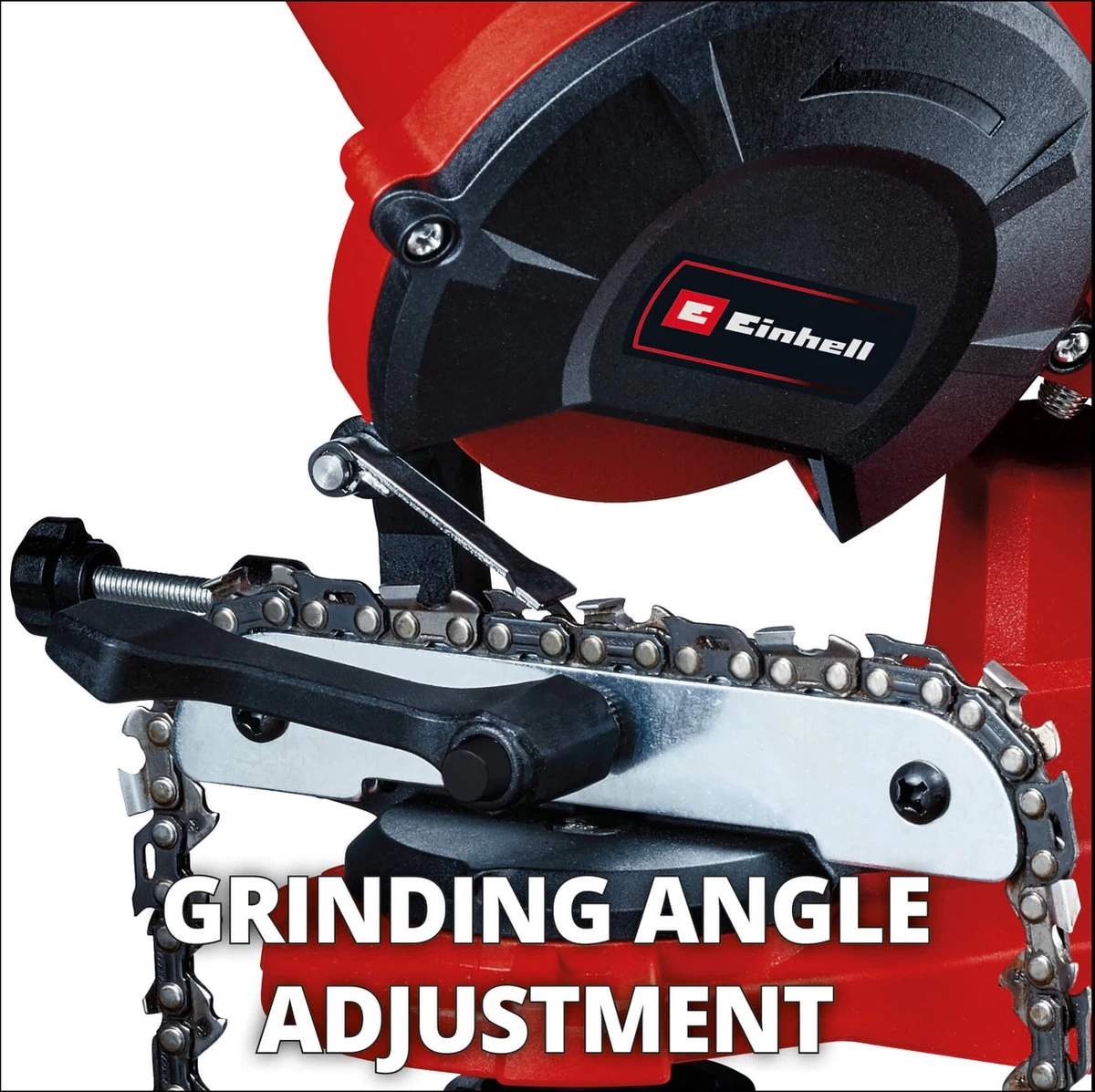 Einhell Kettingslijper GC-CS 85 E (85 W - 5500 /min - Slijphoekverstelling W. Schaal - Kettingspanner - Dieptebegrenzer Incl. Slijpschijf) 6 Einhell Kettingslijper GC-CS 85 E (85 W - 5500 /min - Slijphoekverstelling W. Schaal - Kettingspanner - Dieptebegrenzer Incl. Slijpschijf) - Afbeelding 4