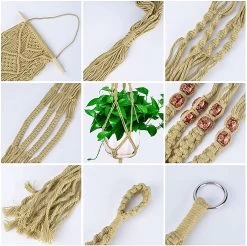 4 Stuks Luxe Jute Plantenhangers - Boho Handgeweven Katoen Hangpot Voor Binnen/Buiten - Hangende Bloempot Met Kralen - Macramé Touw/Koord Hangplant Houder - Bohemian Wandhanger Decoratie - Plant Hanger - Verticale Tuin Bloempothouder Planthanger 17 4 Stuks Luxe Jute Plantenhangers - Boho Handgeweven Katoen Hangpot Voor Binnen/Buiten - Hangende Bloempot Met Kralen - Macramé Touw/Koord Hangplant Houder - Bohemian Wandhanger Decoratie - Plant Hanger - Verticale Tuin Bloempothouder Planthanger -Tuinverzorgings Winkel 1200x1197 22