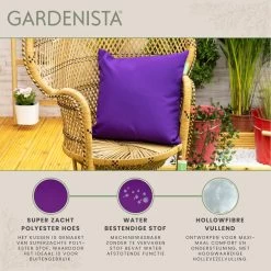 Gardenista Sierkussens - Hollow Fibre Gevuld 45cm Binnenkussen - Tuinkussens Voor Binnen En Buiten - Kussentjes Woonkamer -Tuinverzorgings Winkel 1200x1198