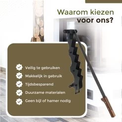 Flowkey® Houtklover XL - Houtsplijter Bijl - Houtkliever Kloofwig Gietijzer - Voor Hout & Aanmaakhout - Inclusief Gratis Bevestigingsset -Tuinverzorgings Winkel 1200x1199 10