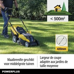 Powerplus POWXG6281 Elektrische Grasmaaier - Grasmachine Voor Middelgrote En Grote Tuin - 2000W - Maaibreedte 420mm - Verstelbare Maaihoogte - Mulching Functie - Incl. 40L Opvangbak 13 Powerplus POWXG6281 Elektrische Grasmaaier - Grasmachine Voor Middelgrote En Grote Tuin - 2000W - Maaibreedte 420mm - Verstelbare Maaihoogte - Mulching Functie - Incl. 40L Opvangbak -Tuinverzorgings Winkel 1200x1200 1076