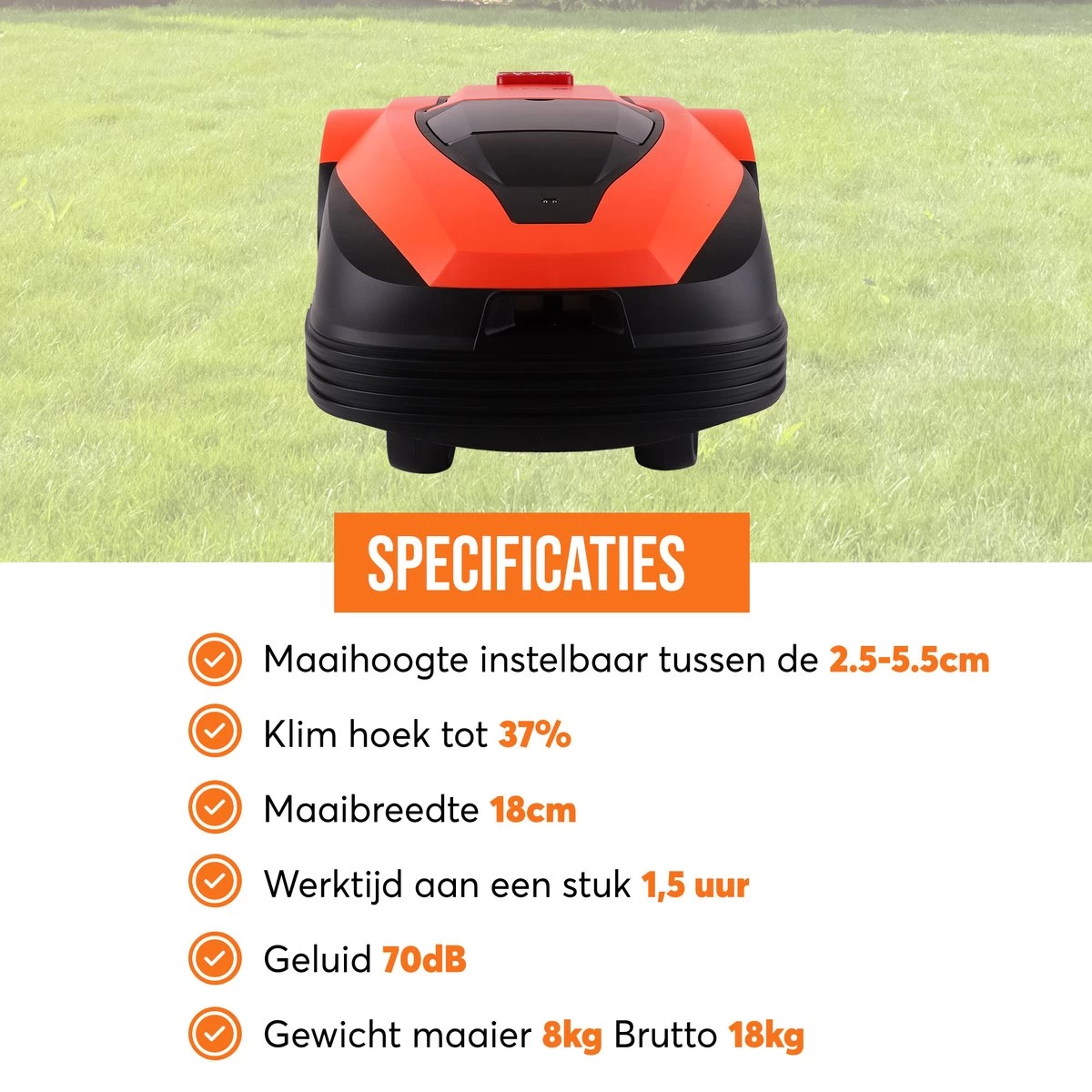 Zoef Robot Robotmaaier Dirk Met APP <600 M2 13 Zoef Robot Robotmaaier Dirk Met APP <600 M2 - Afbeelding 11