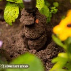 Merkloos Grondboor Voor Planten - 25 CM - Palenboor - Moestuin - Bollenplanter - Zwart -Tuinverzorgings Winkel 1200x1200 1162