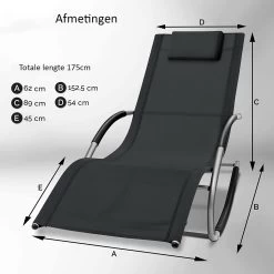 Sens Design Zonnebed - Ligbed - Weerbestendig - Antraciet -Tuinverzorgings Winkel 1200x1200 120