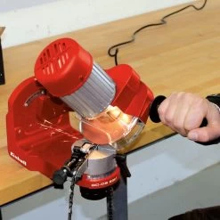 Einhell Kettingslijper GC-CS 235 E (235 W - 3.000 /min - Kettingspanner - Slijpschijf - Verlichting - Draaibare Slijpkop - Dieptebegrenzer) Slijpkop - Dieptebegrenzer) -Tuinverzorgings Winkel 1200x1200 1212