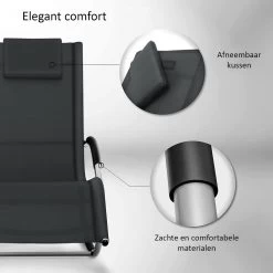 Sens Design Zonnebed - Ligbed - Weerbestendig - Antraciet -Tuinverzorgings Winkel 1200x1200 122