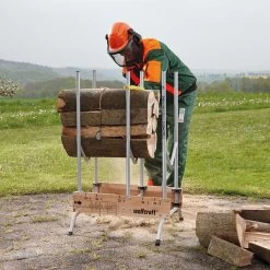 Wolfcraft - Professionele Zaagbok - Voor Kettingzaag - Hout - Opbouwbare, Stabiele Zaagbok Voor Brandhout - 5121000 - 10 JAAR GARANTIE -Tuinverzorgings Winkel 1200x1200 1227