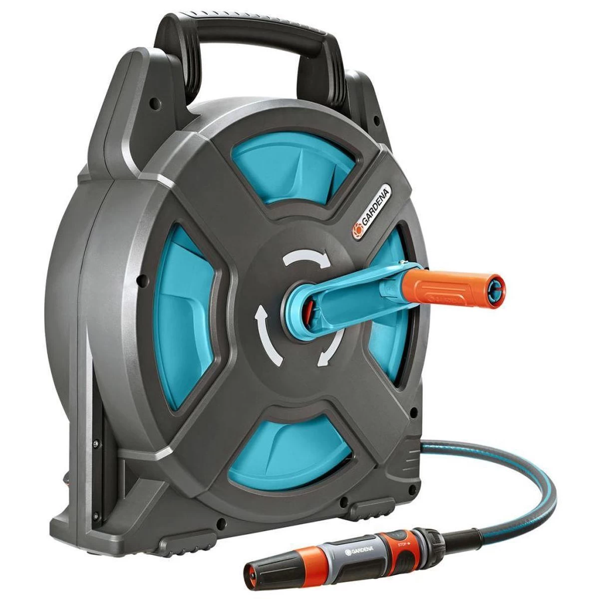 GARDENA - Classic Slangenbox - Compleet Slanghouder - 15 Meter Slang 10 GARDENA - Classic Slangenbox - Compleet Slanghouder - 15 Meter Slang - Afbeelding 8