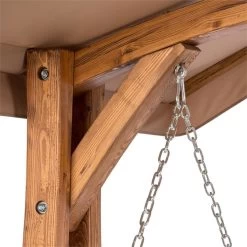 Bermuda Hollywoodschommel Tuinschommelbank 130 Cm 2-zits Zonneluifel -Tuinverzorgings Winkel 1200x1200 137