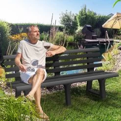 Casaria Tuinbank Orchidea – Kunststof/240kg Belastbaar – Antraciet 14 Casaria Tuinbank Orchidea – Kunststof/240kg Belastbaar – Antraciet -Tuinverzorgings Winkel 1200x1200 139