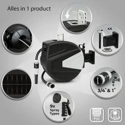 Sens Design Slanghaspel - Tuinslang Haspel - Automatisch - Zwart - 20m 15 Sens Design Slanghaspel - Tuinslang Haspel - Automatisch - Zwart - 20m -Tuinverzorgings Winkel 1200x1200 1408