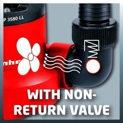 Einhell Dompelpomp GC-SP 3580 LL (350 W - 8000 L/h - 1 Mm Restwater - Traploos Instelbare Vlotterschakelaar - GeÃ¯ntegreerd Terugslagventiel - Draaghandvat - Kabelopwikkeling - Mechanische Afdichting) -Tuinverzorgings Winkel 1200x1200 1416