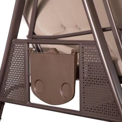 SORARA® Luxe Schommelbank Met Zonnescherm - Bruin - Zware Kwaliteit. -Tuinverzorgings Winkel 1200x1200 151