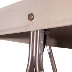 SORARA® Luxe Schommelbank Met Zonnescherm - Bruin - Zware Kwaliteit. -Tuinverzorgings Winkel 1200x1200 154