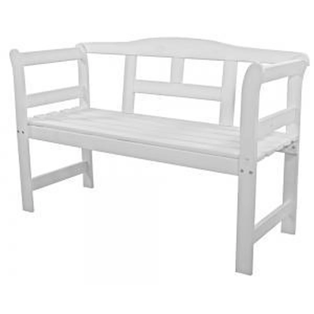 SenS-Line Friesen Tuinbank - Hout - Wit 22 SenS-Line Friesen Tuinbank - Hout - Wit - Afbeelding 20