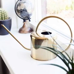 Kikkerland Vintage Gieter - Plantengieter Voor Binnen - Goud - 1,2L - Retro - Metaal 10 Kikkerland Vintage Gieter - Plantengieter Voor Binnen - Goud - 1,2L - Retro - Metaal -Tuinverzorgings Winkel 1200x1200 1684