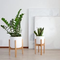 LifeGoods Planten Standaard - Uitschuifbare Bloempothouder - 20 Tot 30 Cm - Licht Bamboe -Tuinverzorgings Winkel 1200x1200 1736