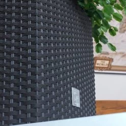 Prosperplast Kunststof Rato Rotan Bloempot/plantenpot Met Binnenpot Antraciet 40 Cm - Bloempotten Voor Binnen En Buiten -Tuinverzorgings Winkel 1200x1200 1743