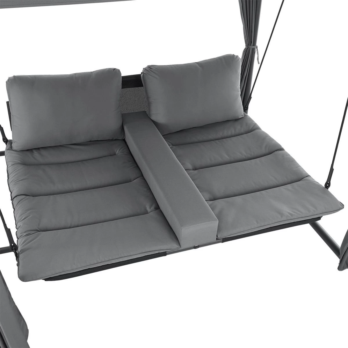 Schommelbank / Ligbank Kassandra - Donkergrijs 5 Schommelbank / Ligbank Kassandra - Donkergrijs - Afbeelding 3