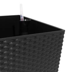 Prosperplast Kunststof Rato Plantenbak Op Poten Met Irrigatiesysteem Antraciet 80 X 33 X 62 Cm - 72 Liter - Balkonbakken/bloembakken -Tuinverzorgings Winkel 1200x1200 1994