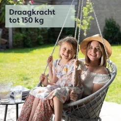 Vita5 Macramé Hangstoel - Voor Binnen En Buiten - Zonder Standaard - Incl. Kussen, Boekenvak En Beschermhoes - Tot 150kg - Grijs 18 Vita5 Macramé Hangstoel - Voor Binnen En Buiten - Zonder Standaard - Incl. Kussen, Boekenvak En Beschermhoes - Tot 150kg - Grijs -Tuinverzorgings Winkel 1200x1200 241