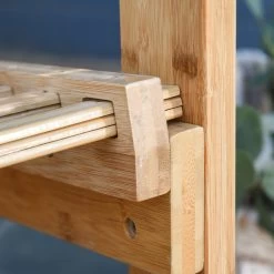 Outsunny Tuin Schommelstoel, Relaxstoel, Tuinstoel, Bamboe Multiplex Naturel 84A-171 -Tuinverzorgings Winkel 1200x1200 274