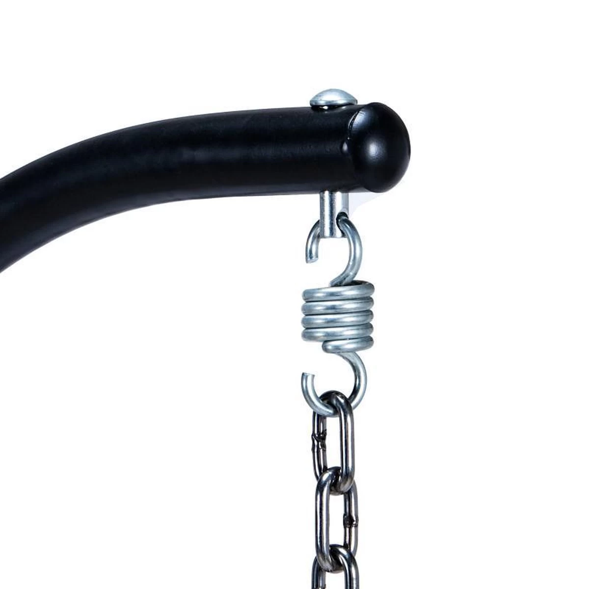 Merkloos Hangstoel Norway - Zwart Wicker & Touw Luxe Egg Hangstoel Met Dikke Antraciete Kussens Met Frame - Inklapbare Basket 8 Merkloos Hangstoel Norway - Zwart Wicker & Touw Luxe Egg Hangstoel Met Dikke Antraciete Kussens Met Frame - Inklapbare Basket - Afbeelding 6