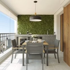 NATERIAL - Tuintafel Vierkant ORIS - 4 Personen - Houten Tafel 90x90 Cm - Aluminium - Met Houten Blad - Eucalyptus -Tuinverzorgings Winkel 1200x1200 397