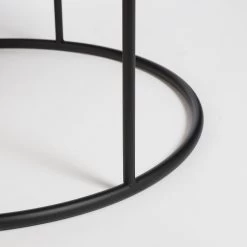 Mica Decorations Leandro Bijzettafel - Set Van 2 - H45 X Ø45 Cm - Zwart -Tuinverzorgings Winkel 1200x1200 410