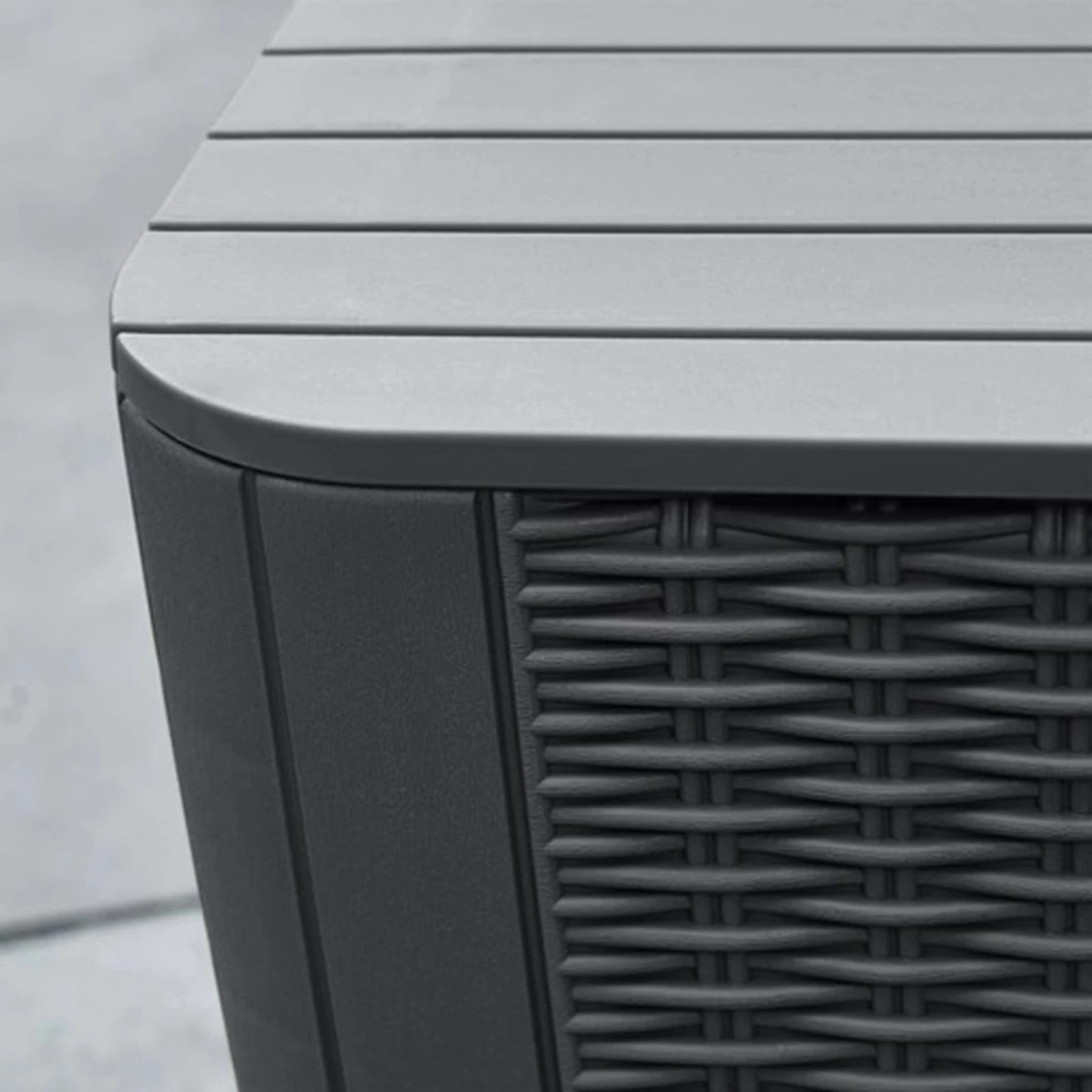 ALLIBERT Keter Luzon Opbergtafel - 39x39x43cm - Donkergrijs 17 ALLIBERT Keter Luzon Opbergtafel - 39x39x43cm - Donkergrijs - Afbeelding 15