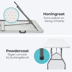 LifeGoods Klaptafel - Inklapbaar - 70x180cm - Verstelbare Vouwtafel - Weerbestendig - Wit 12 LifeGoods Klaptafel - Inklapbaar - 70x180cm - Verstelbare Vouwtafel - Weerbestendig - Wit -Tuinverzorgings Winkel 1200x1200 508