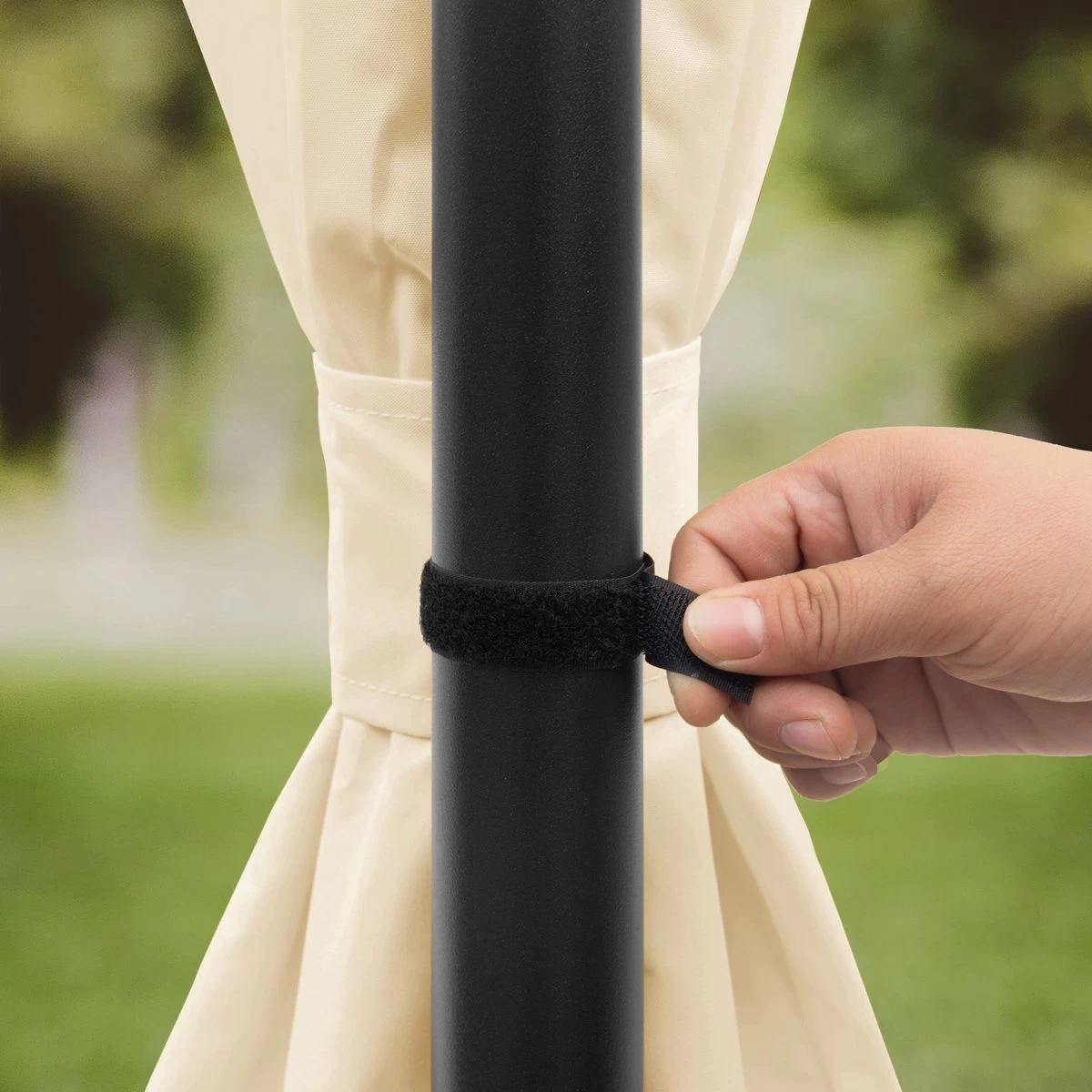 Tuinpaviljoen 3x3 M Waterdicht Paviljoen Met 4 Zijwanden Tuintent Ca. 180 G/m² Dakzeil In Crème Partytent 8 Tuinpaviljoen 3x3 M Waterdicht Paviljoen Met 4 Zijwanden Tuintent Ca. 180 G/m² Dakzeil In Crème Partytent - Afbeelding 6