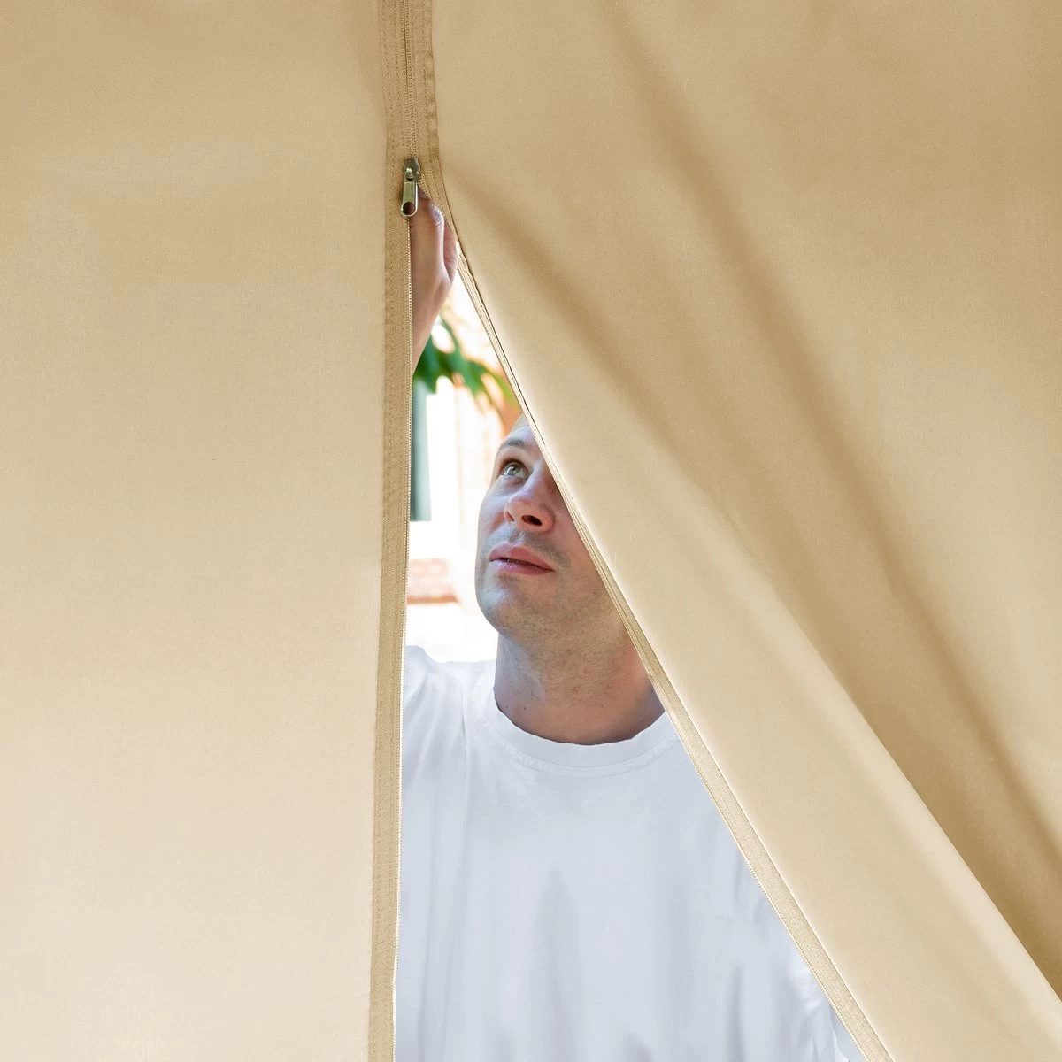 Tuinpaviljoen 3x3 M Waterdicht Paviljoen Met 4 Zijwanden Tuintent Ca. 180 G/m² Dakzeil In Crème Partytent 9 Tuinpaviljoen 3x3 M Waterdicht Paviljoen Met 4 Zijwanden Tuintent Ca. 180 G/m² Dakzeil In Crème Partytent - Afbeelding 7