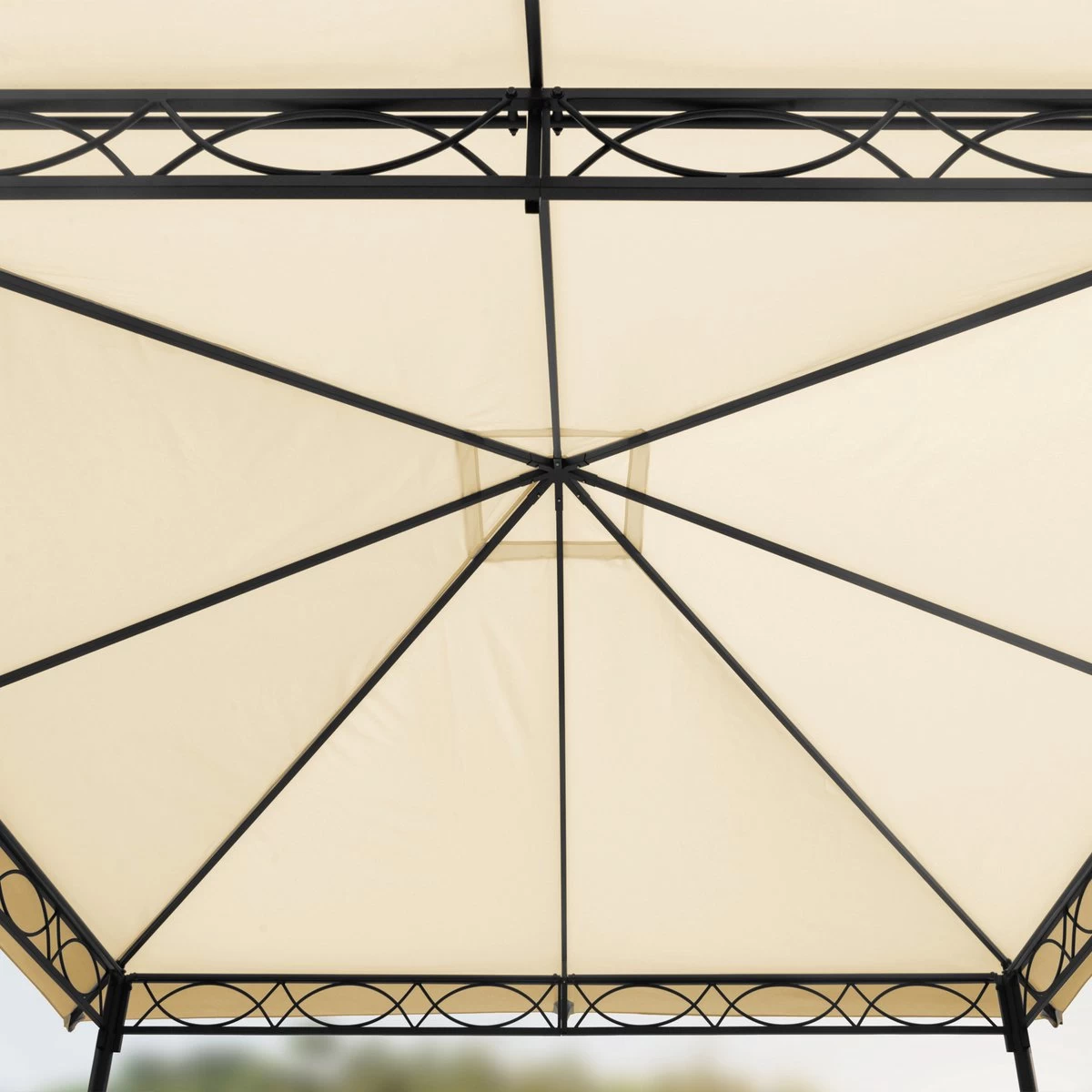 Tuinpaviljoen 3x3 M Waterdicht Paviljoen Met 4 Zijwanden Tuintent Ca. 180 G/m² Dakzeil In Crème Partytent 10 Tuinpaviljoen 3x3 M Waterdicht Paviljoen Met 4 Zijwanden Tuintent Ca. 180 G/m² Dakzeil In Crème Partytent - Afbeelding 8