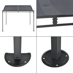 Pergola Tuinpaviljoen 300x250x243 Cm Antraciet Donkergrijs 13 Pergola Tuinpaviljoen 300x250x243 Cm Antraciet Donkergrijs -Tuinverzorgings Winkel 1200x1200 651