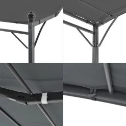 Pergola Tuinpaviljoen 300x250x243 Cm Antraciet Donkergrijs 15 Pergola Tuinpaviljoen 300x250x243 Cm Antraciet Donkergrijs -Tuinverzorgings Winkel 1200x1200 653