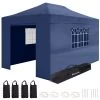 LifeGoods Partytent - 3x4.5 M - Zijwanden - Easy Up - Opvouwbaar - Waterdicht - Draagtas Met Wieltjes - Donkerblauw -Tuinverzorgings Winkel 1200x1200 695