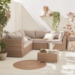 Premium Loungeset - VITTORIA - Rond Wicker– 5 Plaatsen, Naturel/beige 9 Premium Loungeset - VITTORIA - Rond Wicker– 5 Plaatsen, Naturel/beige -Tuinverzorgings Winkel 1200x1200 737