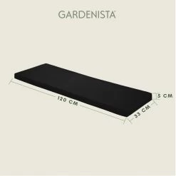 Gardenista Tuinbank Kussen - Bank Meubilair Buiten 2-zitter ZitKussen - Bankkussen Voor Tuin - Zitkussen Voor Tuinbank - Zachte En Lichtgewicht Waterbestendig Materiaal -Tuinverzorgings Winkel 1200x1200 791