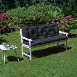 Beautissu Tuinbank Kussen Flair BR - Kussens Voor Tuinmeubelen 120 X 50 X 50 Cm Grafiet Grijs - Zitkussen En Rugkussen -Tuinverzorgings Winkel 1200x1200 799