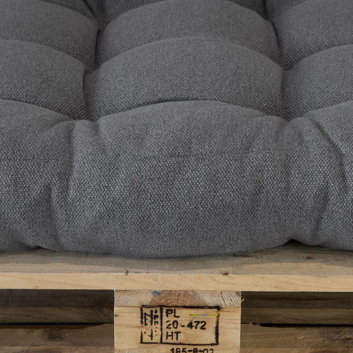 2L Home & Garden Rugkussen Metro Grijs - 60 X 40cm 5 2L Home & Garden Rugkussen Metro Grijs - 60 X 40cm - Afbeelding 4