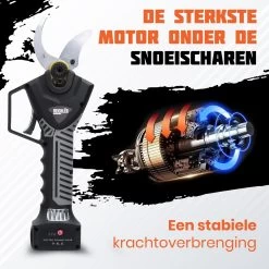 Reichlër® Elektrische Snoeischaar - 40 Mm Snijdiameter - 2x Accu - Anti-cut Functie - Heggenschaar - Takkenschaar - Zwart 15 Reichlër® Elektrische Snoeischaar - 40 Mm Snijdiameter - 2x Accu - Anti-cut Functie - Heggenschaar - Takkenschaar - Zwart -Tuinverzorgings Winkel 1200x1200 856