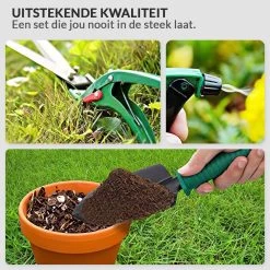 Tuinierset 10 Delig Met Complete Gereedschapskoffer Set Inclusief Tuinschaar, Handschep, Handhark, Plantenspuit, Haakvormige Voegenkrabber, Bloemenschepje, Bloemenschaar, Grasschaar En Heggenschaar 14 Tuinierset 10 Delig Met Complete Gereedschapskoffer Set Inclusief Tuinschaar, Handschep, Handhark, Plantenspuit, Haakvormige Voegenkrabber, Bloemenschepje, Bloemenschaar, Grasschaar En Heggenschaar -Tuinverzorgings Winkel 1200x1200 870
